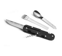 Couteau multifonction Bivouac noir en acier inoxydable TB 1648