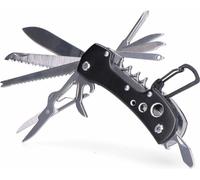 Couteau multifonction EDM 08556 Kilimanjaro Noir Mousqueton