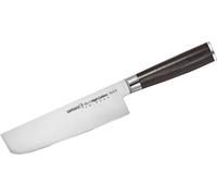 Couteau nakiri Samura MO-V 167 mm - Exquis couteau de cuisine japonais en acier de haute qualité pour des travaux de coupe précis et efficaces dans votre cuisine moderne.
