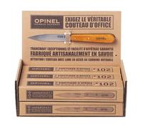 Couteau office avec lame en acier carbone - présentoir de 6 boîtes de 2 pcs OPINEL - 17667