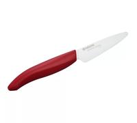 Petit couteau d’office, lame blanche 7,5 cm manche rouge KYOCERA Rouge