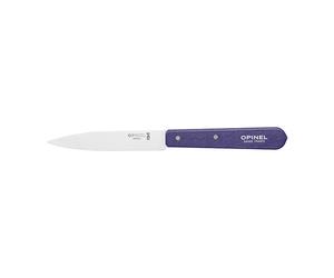Couteau office N°112 lame lisse inox 10 cm violet Opinel