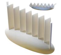 Couteau Ondulé Pour Pommes de Terre,Hachoir Manuel à Lames Ondulées | Outil de Découpe Manuel 3D pour Préparation Repas, Sushi, Salade, Encas, Déjeuner, Cuisine, Camping