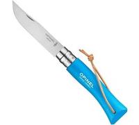 Couteau Opinel Baroudeur Colorama - N7 bleu cyan Multicolore G