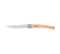 Opinel – Couteau de table N°10, lame 10 cm inox, effilé, manche hêtre, Virobloc