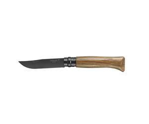 Couteau Opinel n°8 Black - Tradition 8,5 cm - Inox noir, chêne