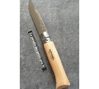 couteau OPINEL N°8 , couteau pliant lame acier inoxydable 8 cm. double sécurité