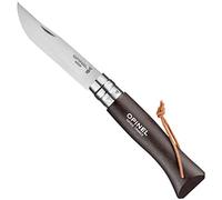 Couteau OPINEL n° 8 VRI manche 11 cm charme lasuré noir brun