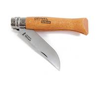 Couteau Opinel N°9 Carbone manche Hêtre vernis - Auberge-Couteau Opinel N°9 Carbone manche Hêtre vernis - Auberge