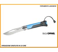 Opinel Couteau N°8 Outdoor Camping – Soft Bleu