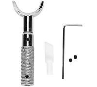 Couteau pivotant manuel en cuir, lame de sculpture du cuir en céramique, ensemble d'outils de bricolage, poignée en laiton, tige réglable, outil artisanal de sculpture de motifs (Couteau à découper