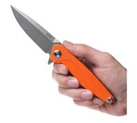 couteau pliant Acta non verba Z300 BB Stonewash/G10/Liner Lock Couleur: orange