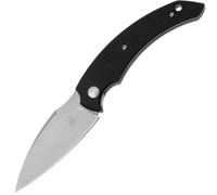 Couteau Pliant Fox Honos, Lame en Acier Inoxydable Becut Finition Stonewashed, Manche en G10 Noir