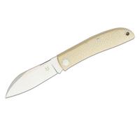 Couteau pliant FOX Knives Livri Slipjoint, lame M390, manches en Micarta, étui en cuir FX-273 MI