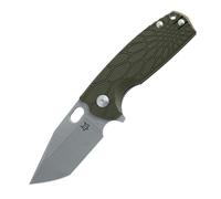 COUTEAU PLIANT FOX KNIVES VOX CORE TANTO EN ACIER INOXYDABLE N690co LAME ACID STONEWASHED, FRN OD GR