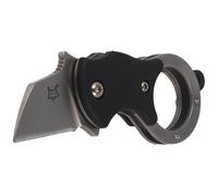 COUTEAU PLIANT FOX MINI-TA MANCHE EN NYLON NOIR - LAME EN ACIER INOXYDABLE 1.4116 SABLÉE