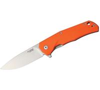 Couteau pliant Lionsteel, lame M390, manche en G10 ORANGE, IKBS, FLIPPER TRE GOR