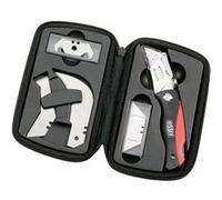 Bessey Couteau DBKPH-SET - lame rétractable et lame fixe - Noir/Rouge