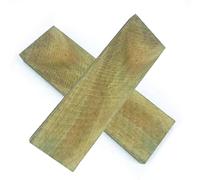 Couteau PoignéE éChelles Manche de couteau en bois de santal sculpté à la main, matériau vierge, couteau de charpentier, épée d'artisan, panneau de poignée incrusté, bricolage(Green Sandalwood)