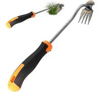 Couteau Polyvalent pour désherber avec poignée - Outil Efficace pour désherber et arracher Les pissenlits, chardons - Râteau de Jardin et désherbeur Traditionnel