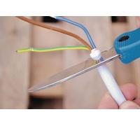Couteau pour câble/électricien Longueur 190 mm Longueur de lame 80 mm 1 pièce, pliable Plastique