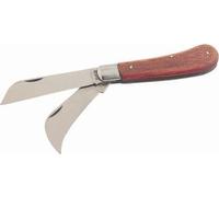Couteau pour électricien SAM OUTILLAGE 2 lames dont une serpette 70 mm - 371