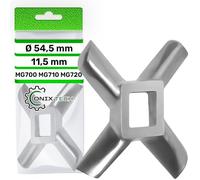 Couteau pour Hachoir a Viande Electrique Ø54,5mm Largeur de Trou 11,5mm