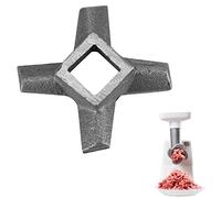 Couteau pour Hachoir à Viande Professionnel en Acier Inoxydable, Remplacement de Lames de Hachoir en Forme de Croix, Lame de Broyeur de Viande, Cuisine Broyeur de Viande Accessoires de Rechange (#5)