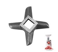 Couteau pour Hachoir à Viande Professionnel en Acier Inoxydable, Remplacement de Lames de Hachoir en Forme de Croix, Lame de Broyeur de Viande, Cuisine Broyeur de Viande Accessoires de Rechange (#22)