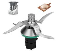 Couteau Pour Thermomix Tm5 TM6, Couteaux À Pâte Avec Joint Lame De Rechange À 4 Lames En Acier Inoxydable Pour Mixeur, Accessoire Pour Robot Ménager, Compatible Avec Thermomix TM6 & TM5