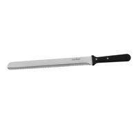 Zenker 7702 Couteau professionnel de pâtisserie, couteau à pain, couteau de pâtisserie, ustensile de pâtisserie, Acier inoxydable, Plastique, Noir, 30 cm