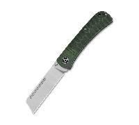 Couteau QSP Hedgehog 14C28N, Micarta, vert QS142-A