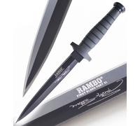 Couteau Rambo Double Tranchant Poignard Dague Repliksword