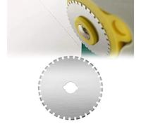 Couteau Rotatif Lames, Cutter Rotatif Lames de Crantage, Lame Rotative, Lames Rotatives de 45 MM pour Coupeur, Couteau Rotatif Couture, pour la Découpe du Tissu, Cuir, Papier, pour Pointillés
