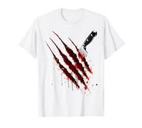 Couteau sanglant - Chemise horreur tachée de sang - Zombie Outbreak T-Shirt