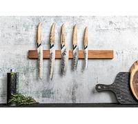 Couteau Santoku - FORGED - KATAI - Acier VG10 - Manche en bois de racine - L 14 cm