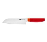 Couteau santoku Now S 18 cm Rouge Rouge G