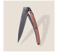 Couteau simple Deejo Black 37g bois de corail
