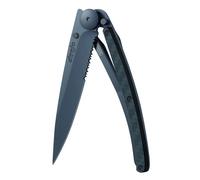 Couteau simple Deejo Serration collection Black 37g carbone
