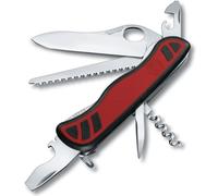 Victorinox - Couteau de poche multifonctions - Couteau Victorinox Forester One Hand Bi-Matiere Rouge en Bois Rouge
