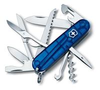 Couteau suisse victorinox huntsman bleu translucide