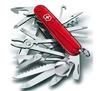 Couteau Suisse Victorinox Swisschamp Rouge Translucide Rouge