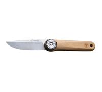 Couteau Suricate lame acier inoxydable et manche en bois de hêtre TB 1648