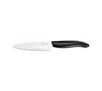 Couteau universel céramique lame blanche 13 cm Noir