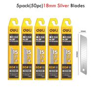 Couteau Utilitaire Multifonction En Acier Inoxydable,Coupe-Boîte Professionnel,Règle Opaque,Ouvre-Bouteille,Vis,Outils À Main De Bricolage,10 En 1 - Type 50p Silver Blades