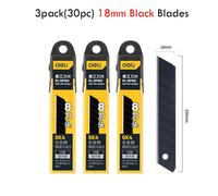 Couteau Utilitaire Multifonctionnel 6 En 1 En Acier Inoxydable,Coupeur Tout Usage,Bouteille,18 Ouvre-Boîte,Règle À Vis - Type 30black 18mm Blades