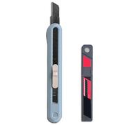 Couteau Utilitaire Rétractable, Cutter de Sécurité for Emballage Cadeau, Design Durable et Mignon - Parfait for La Maison, Le Bureau et Les Loisirs Créatifs(Light blue)