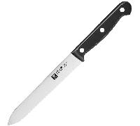 ZWILLING Couteau Universel, Longueur de Lame : 13 cm, Lame Dentelée, Acier Inoxydable Spécial/Manche Plastique, Twin Chef 2, Noir