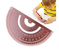 Couteau vertébral métallique - Dispositif de mesure mécanique, écriture des étudiants, ingénieur, concepteur, dispositif de mesure d'angle spécial | Outil de de précision 180 degrés pour les s