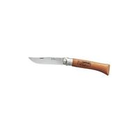 Opinel - N°10 Couteau de Poche en Blister - Lame 10 cm Carbone XC90, Manche Bois de Hêtre, Usage Quotidien, Bague de Sécurité Virobloc - Fabrication Française